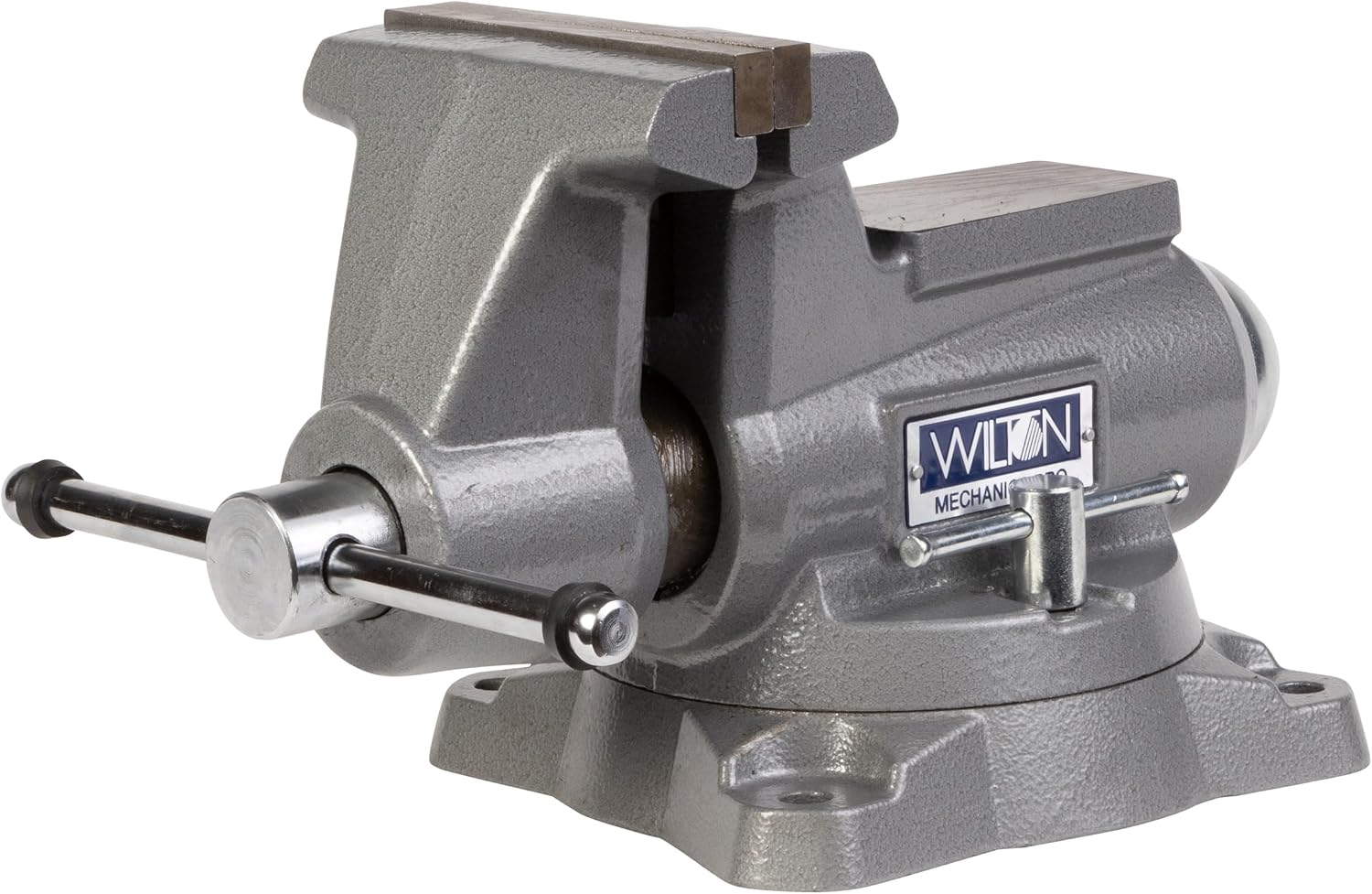 Wilton Mechanics Pro Bench Vise, 5-1/2' Jaw Width, 5' Jaw Opening, 3-5/8' Throat (Model 855M)