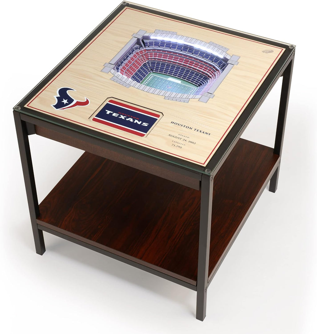 YouTheFan NFL 25-Layer StadiumViews Lighted End Table