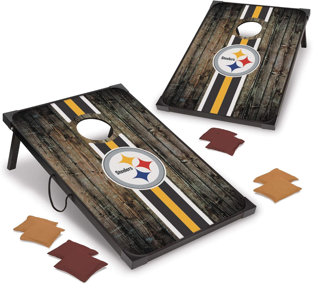 Wild Sports NFL 2' x 3' MDF Deluxe Cornhole Set - with Corners and Aprons