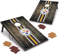 Wild Sports NFL 2' x 3' MDF Deluxe Cornhole Set - with Corners and Aprons