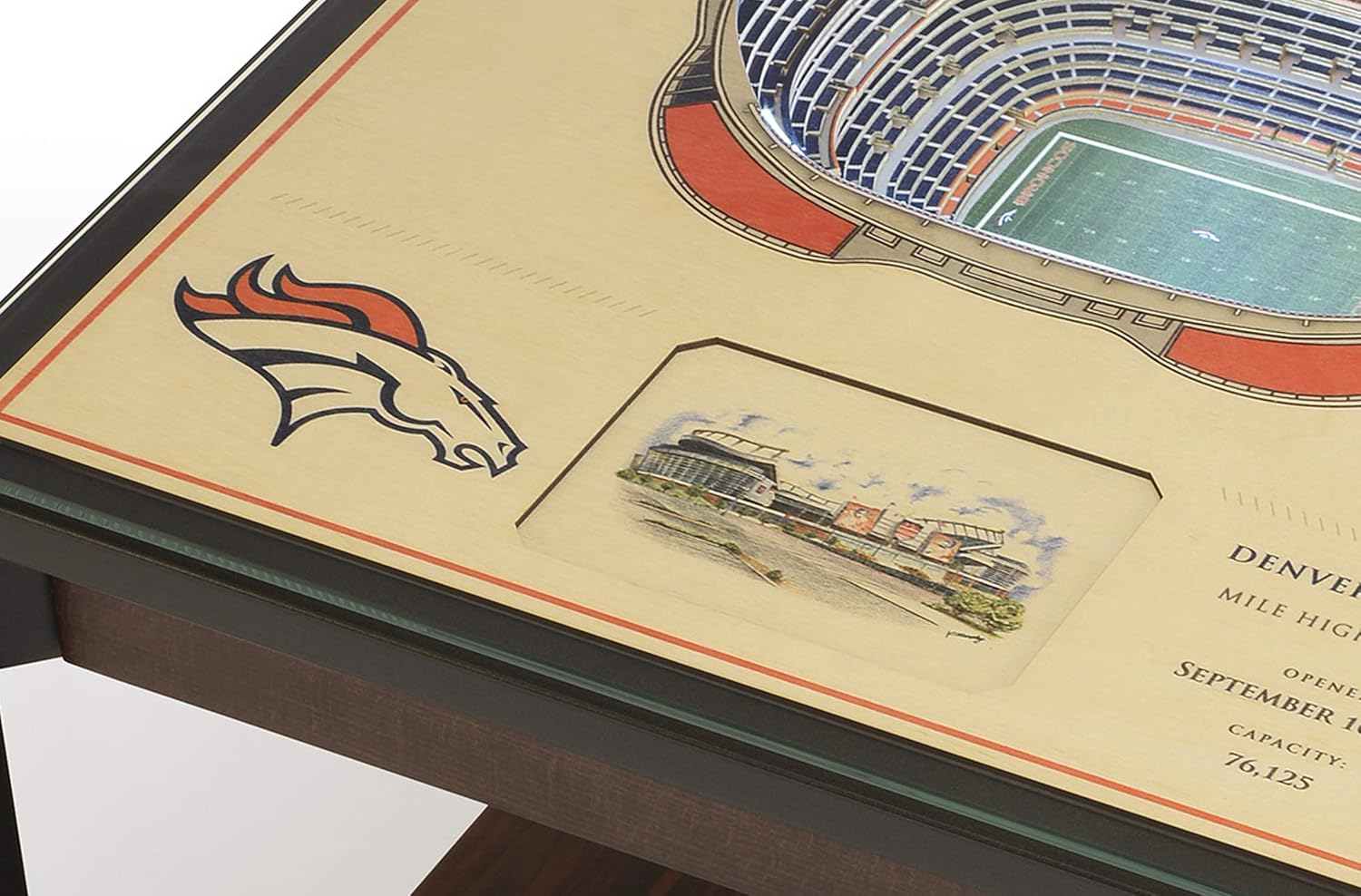 YouTheFan NFL 25-Layer StadiumViews Lighted End Table