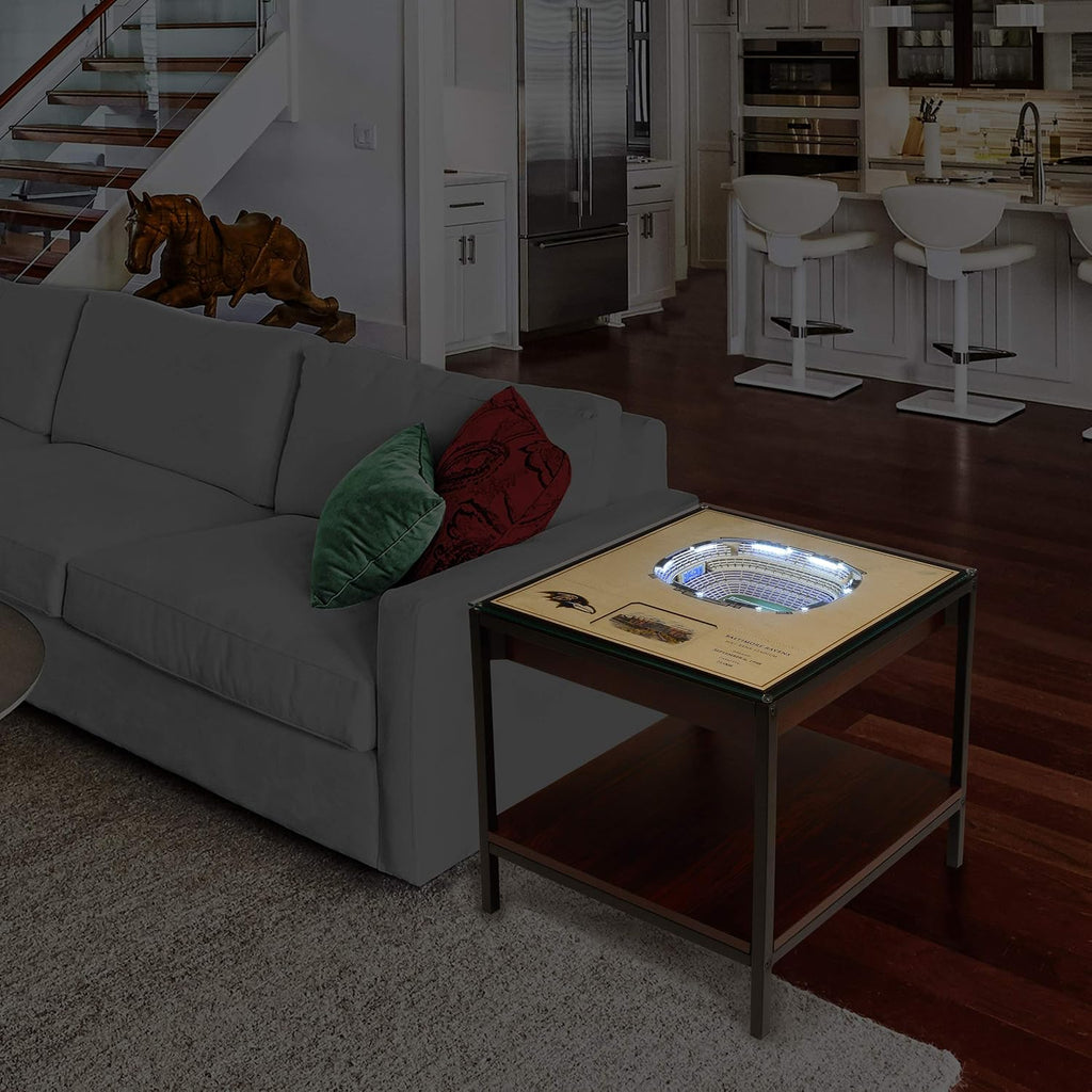 YouTheFan NFL 25-Layer StadiumViews Lighted End Table