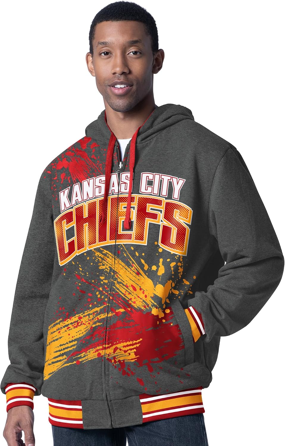 G-III Sports Men's NFL Dual Threat Reversable Full-Zip Hooded Jacket