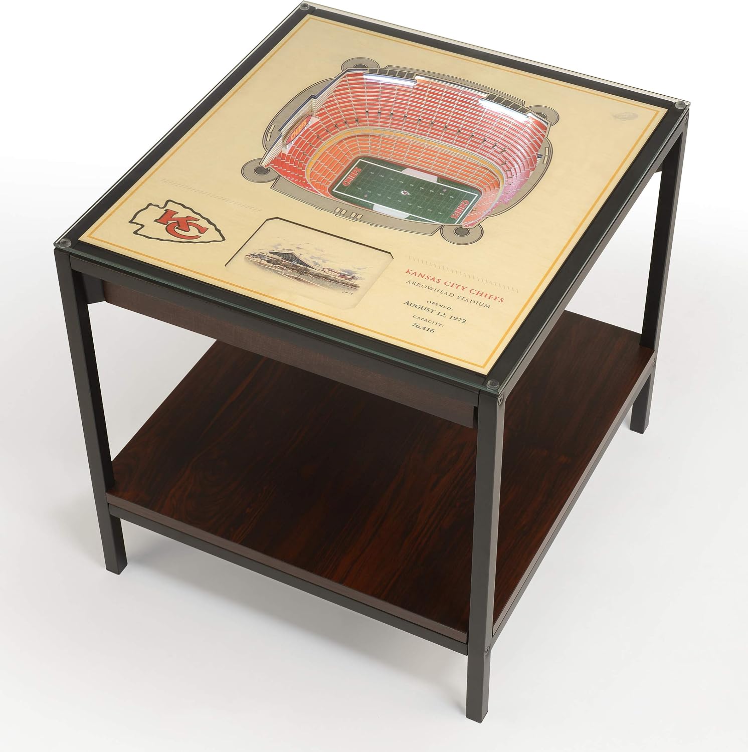 YouTheFan NFL 25-Layer StadiumViews Lighted End Table