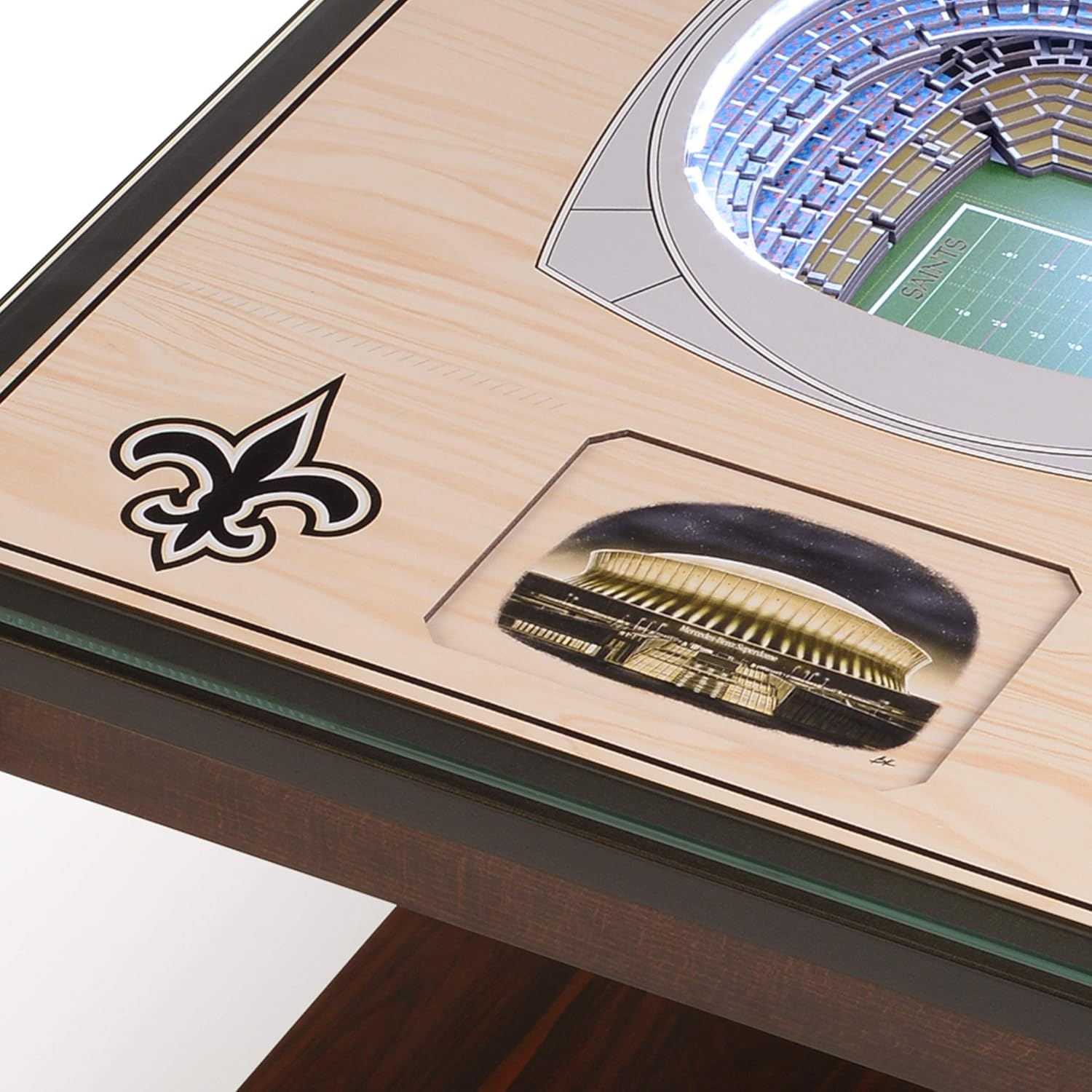 YouTheFan NFL 25-Layer StadiumViews Lighted End Table