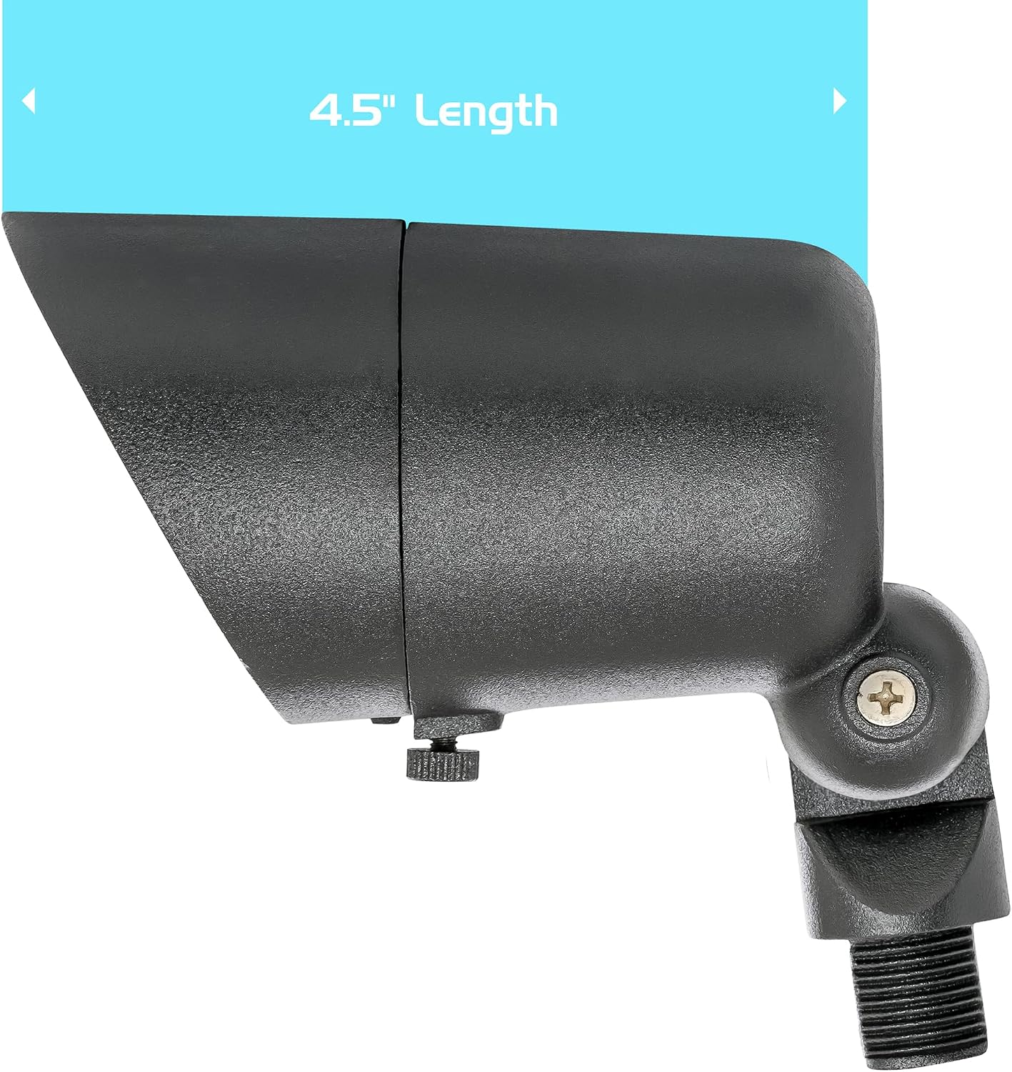 Westgate Lighting LED Directional Landscape Lights Die - Cast Aluminum Housing - IP67 Waterproof - 12V AC - 36° Beam Angle - All Accessories Included (12 Black)