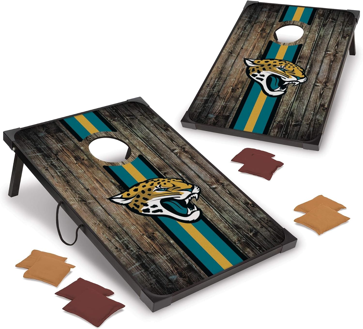 Wild Sports NFL 2' x 3' MDF Deluxe Cornhole Set - with Corners and Aprons