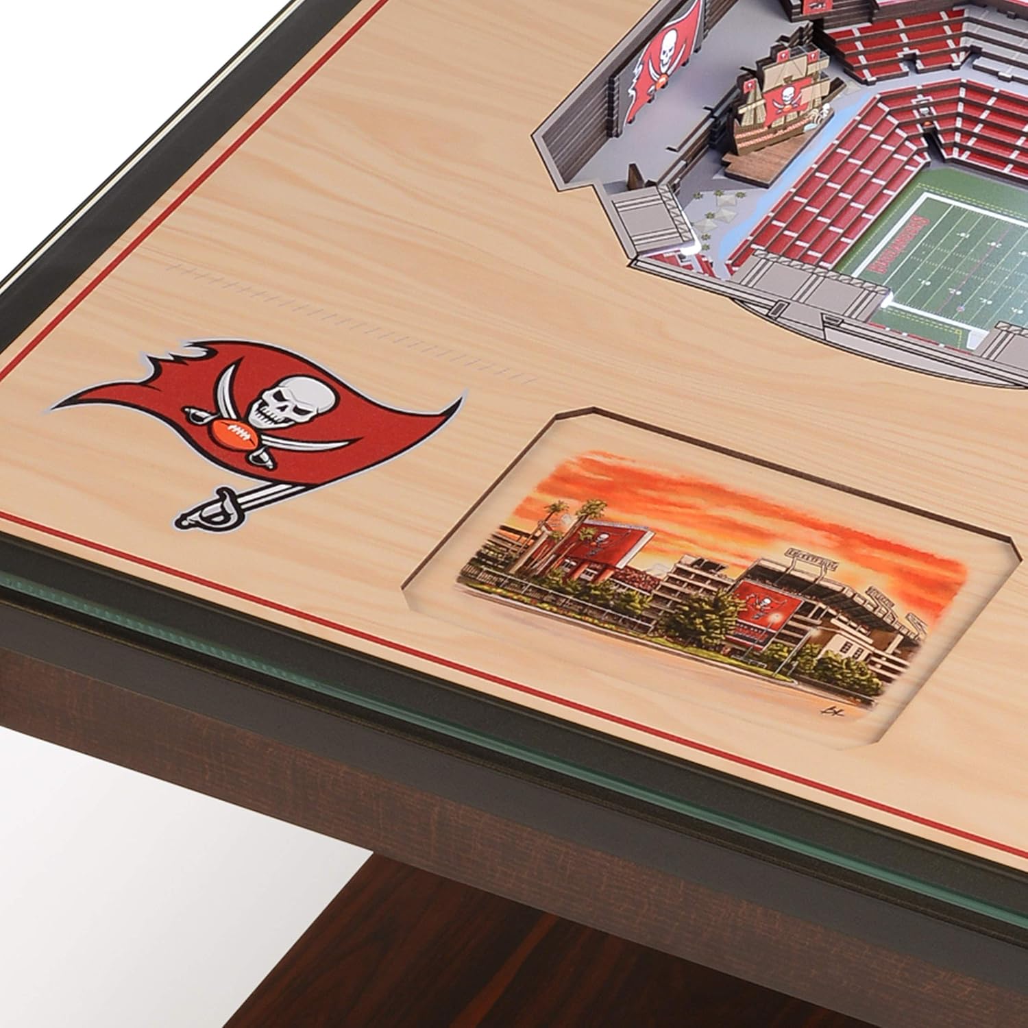 YouTheFan NFL 25-Layer StadiumViews Lighted End Table