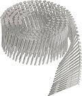 Simpson Strong-Tie S13A200SNBP 15° Wire Coil, Full Round Head, Ring-Shank Siding Nail — 2 in. Type 304 (1200-Qty)
