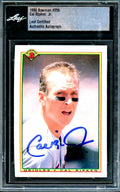 Cal Ripken Jr. Autographed 1990 Bowman Card #255 Baltimore Orioles Leaf SKU #243511 - Baseball Slabbed Autographed Cards