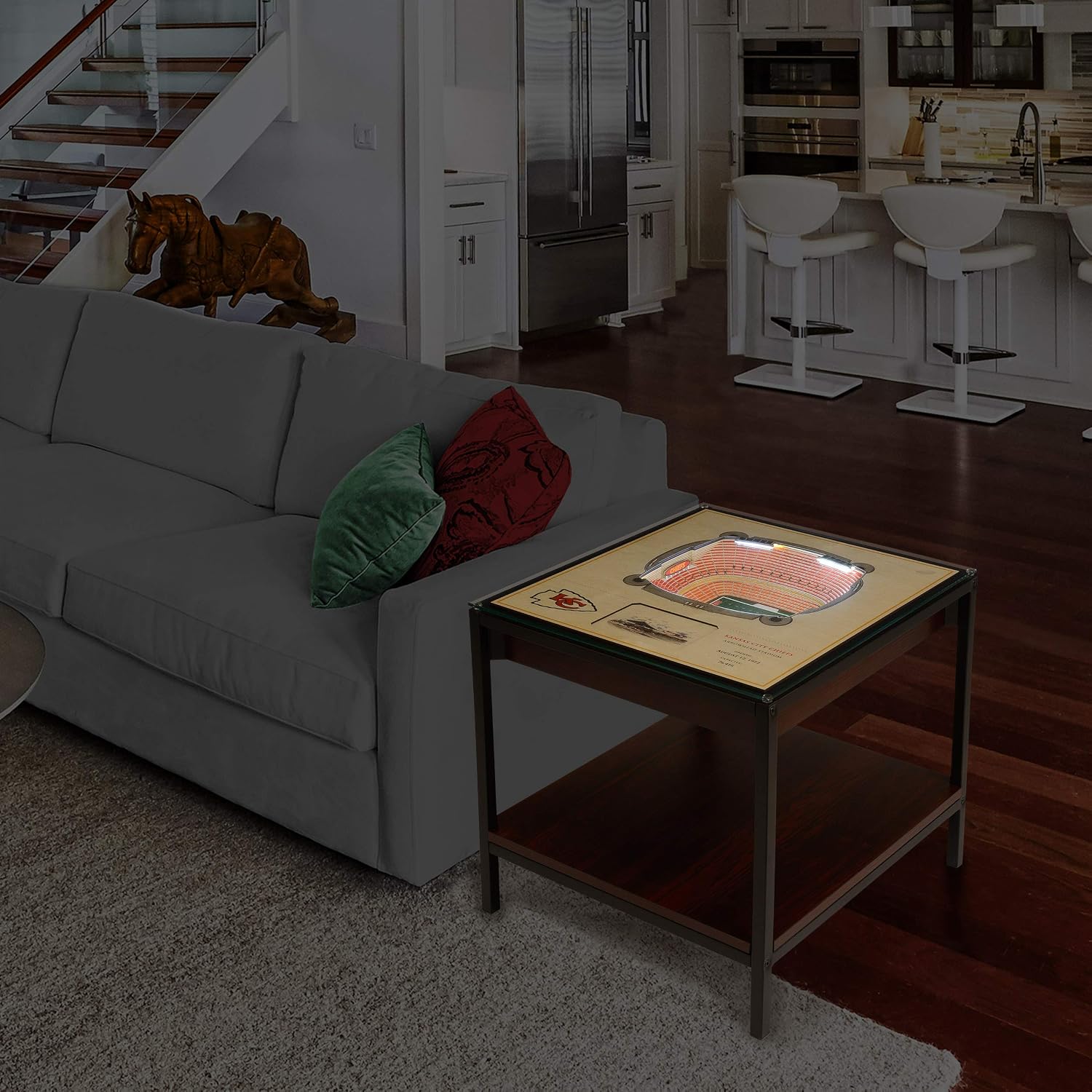 YouTheFan NFL 25-Layer StadiumViews Lighted End Table