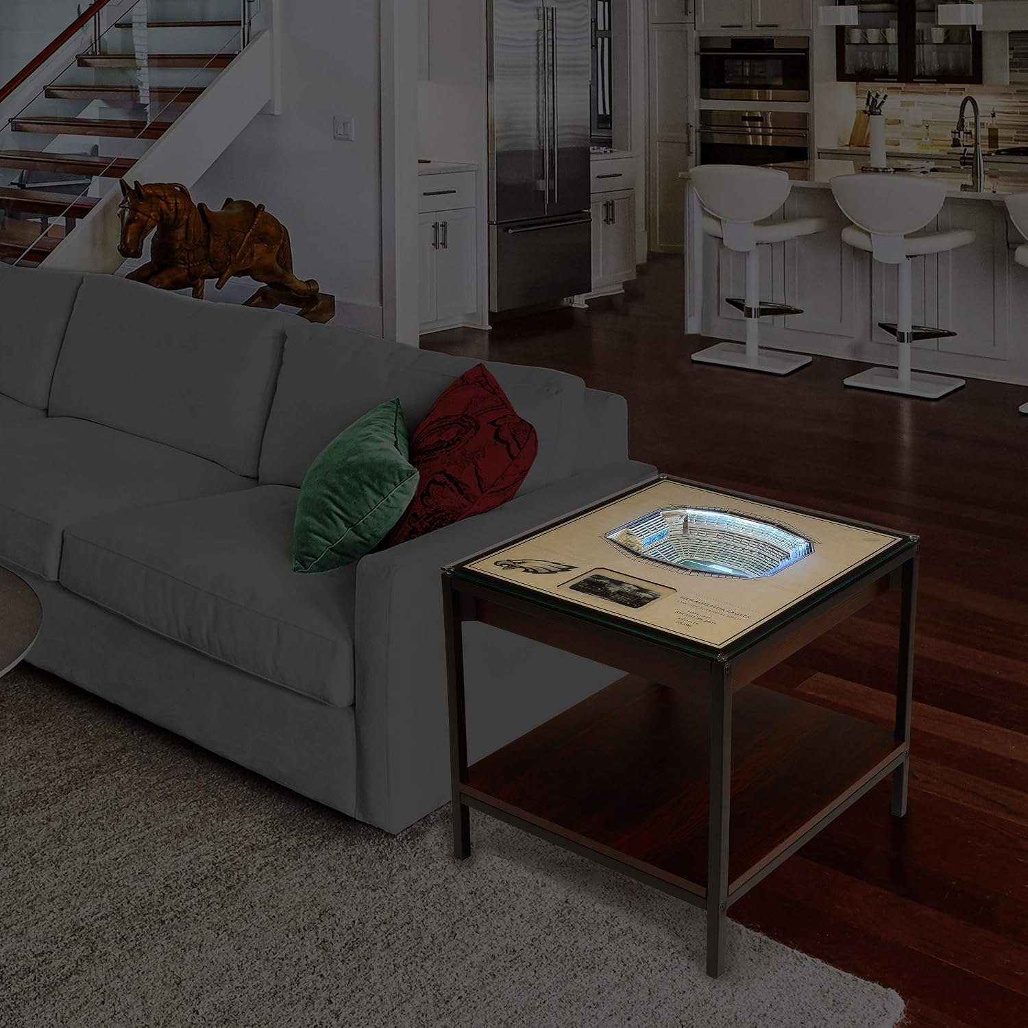 YouTheFan NFL 25-Layer StadiumViews Lighted End Table