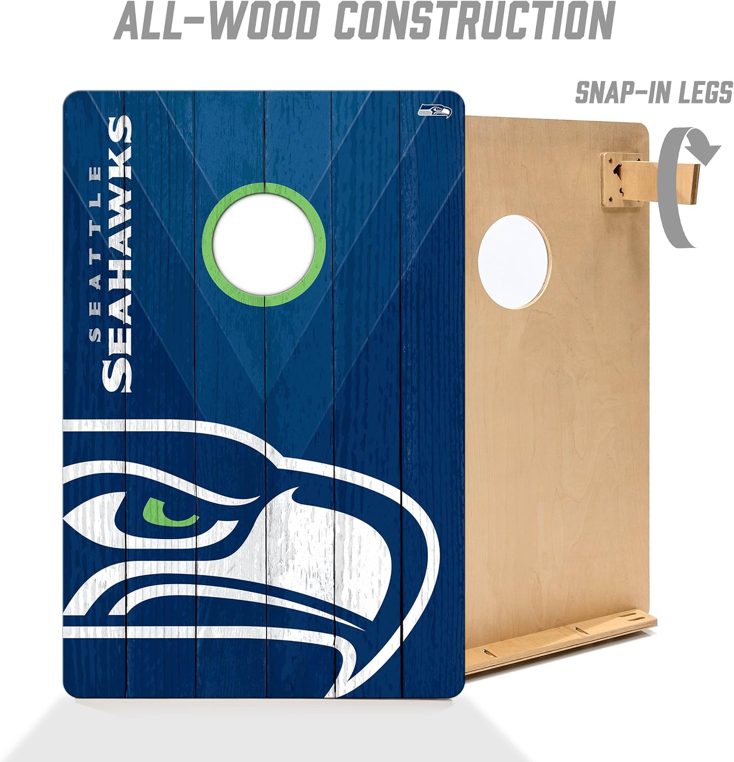 YouTheFan NFL 2' x 3' Wood Cornhole Game with Logo Bags