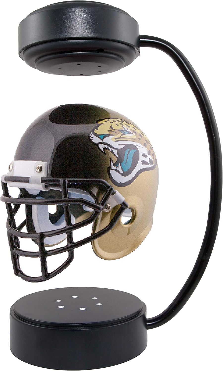 Pegasus Sports NFL Rotating Levitating Hover Helmet with LED Lighting, Jacksonville Jaguars