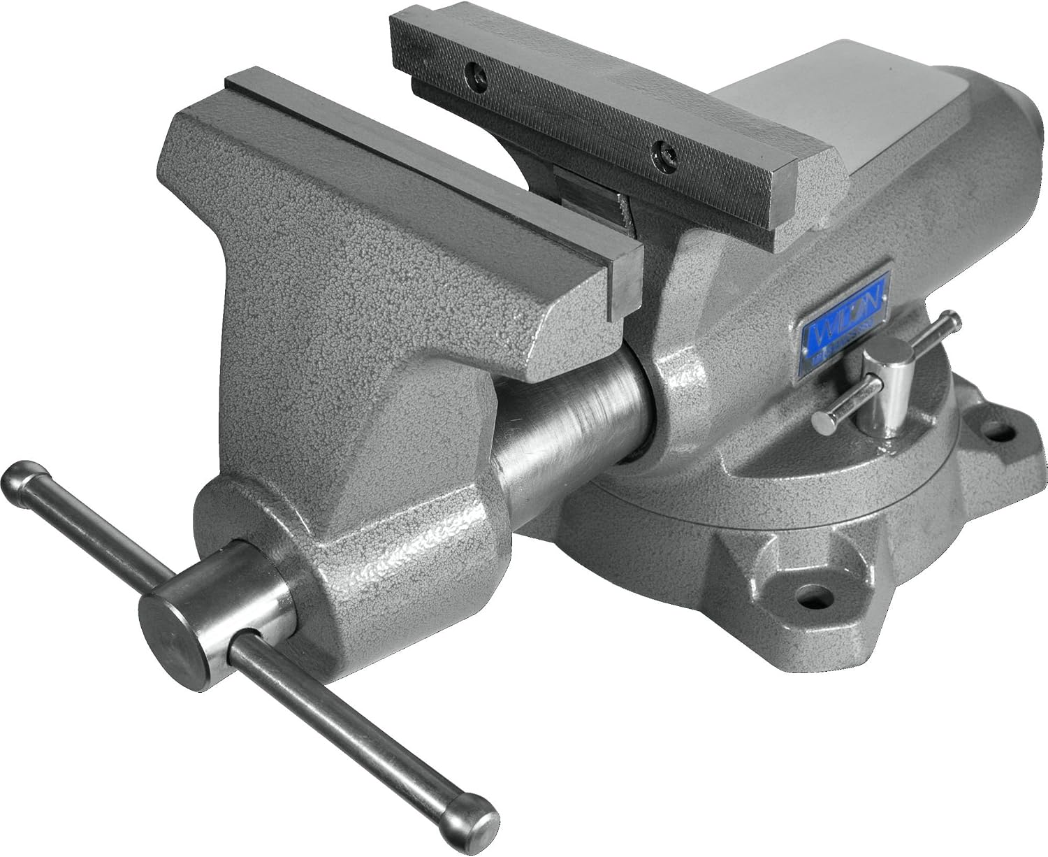 Wilton Mechanics Pro Bench Vise, 8' Jaw Width, 8-1/2' Jaw Opening, 4-1/2' Throat (Model 880M), Grey