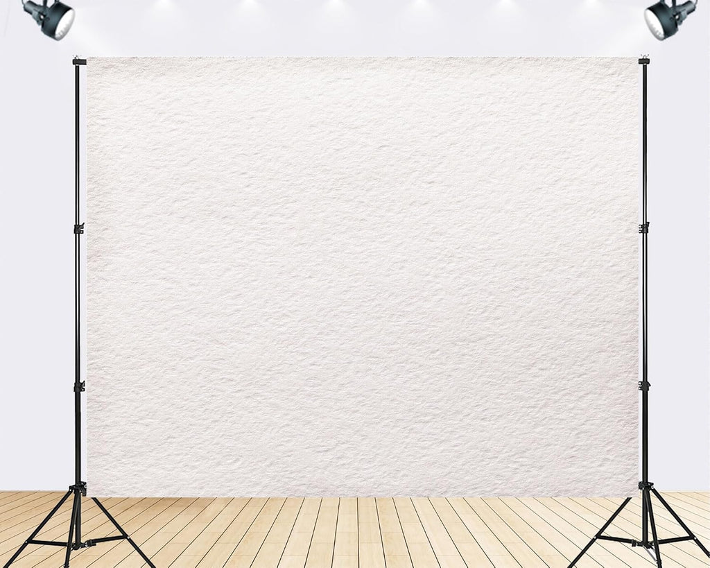 Trykid 20x10ft Pure White Felt Soft Texture Backdrop Fluffy Craft Material Surface Photography Background DIY Project Kids Class Tapestry Party Decoration Photo Studio Prop Fabric