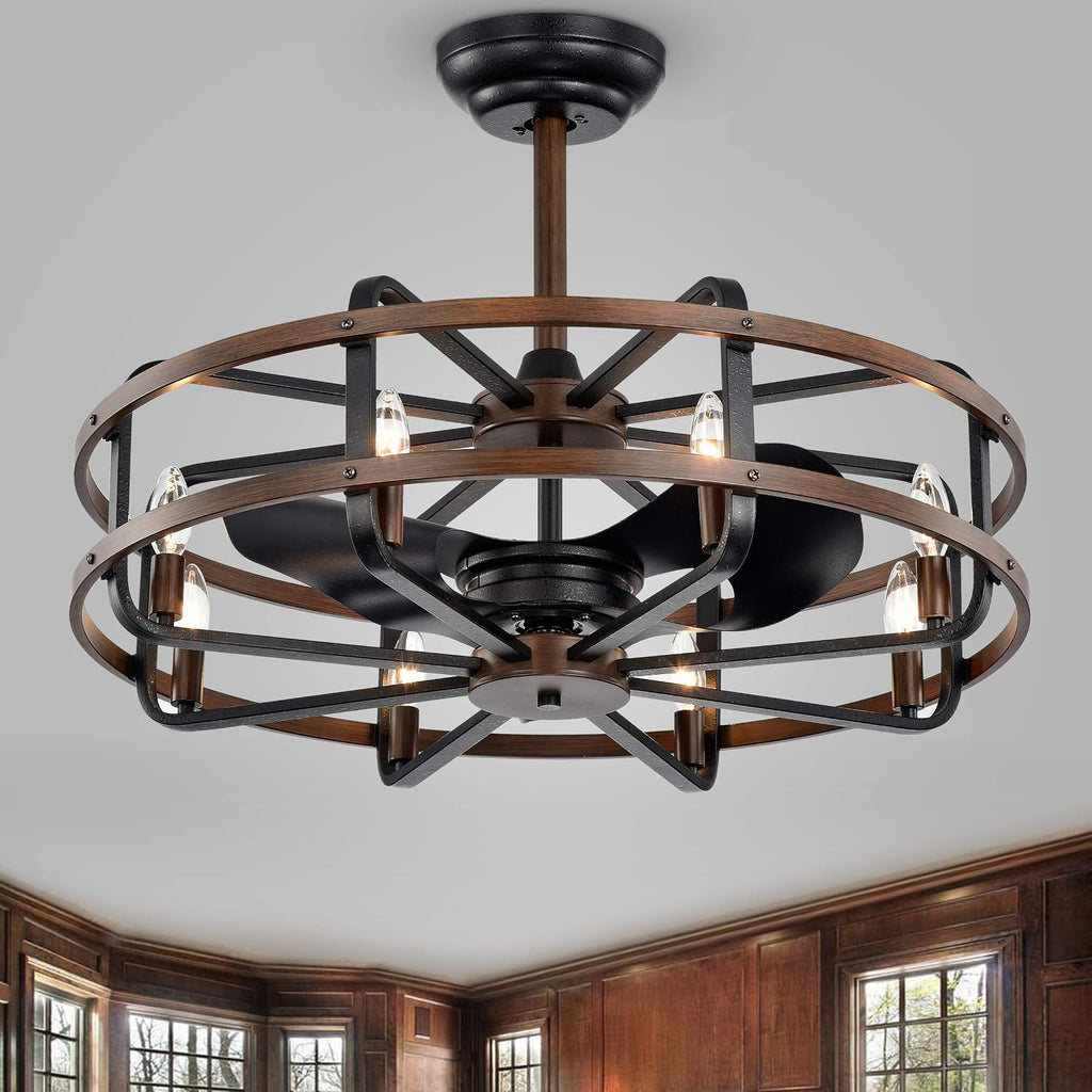 Carbon Loft Dassel 8-Light 3-Blade 29-inch Lighted Ceiling Fan