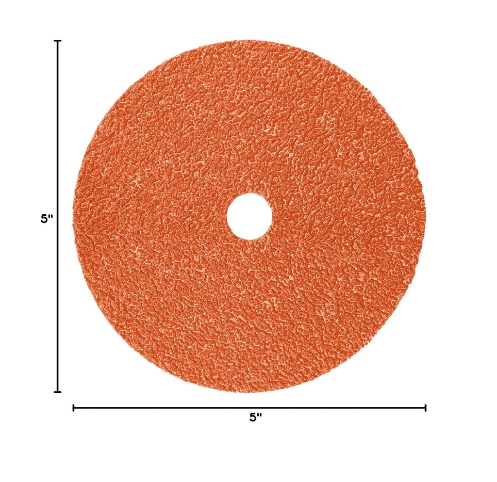 3M Fiber Disc 987C, Precision Shaped Ceramic Grain, 5' x 7/8', 60+ Grit - Lot of 100