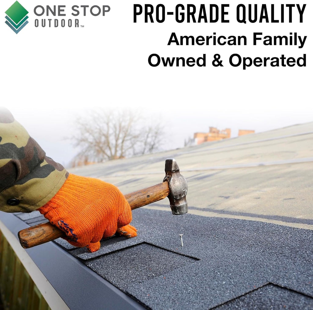 3/4-Inch Professional Galvanized Roofing Nails Professional Grade - .75 Inch Used to fasten roofing felt, asphalt singles & insulation board (17450)