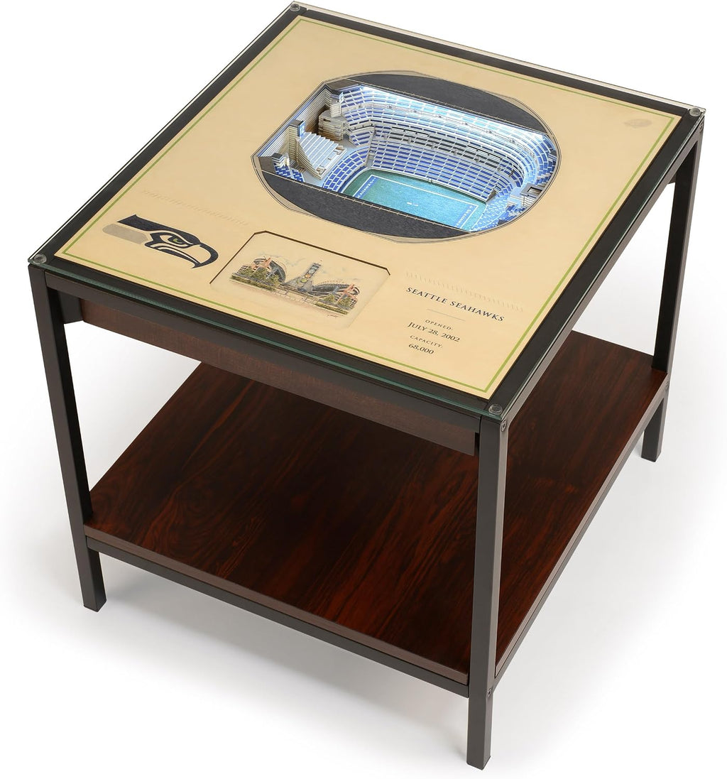 YouTheFan NFL 25-Layer StadiumViews Lighted End Table