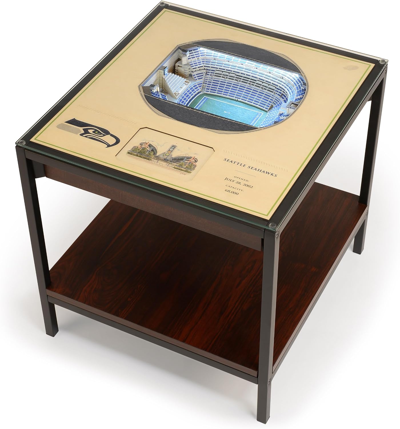 YouTheFan NFL 25-Layer StadiumViews Lighted End Table