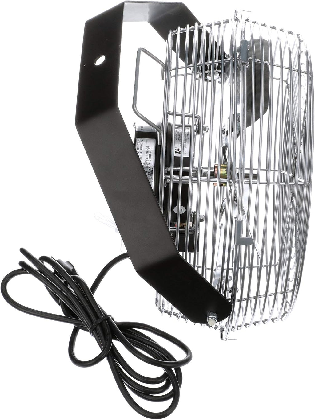 TPI U-12-TE Wall Mount Heavy Duty Ceiling Barn Fan for Garage, Shop, Workstation, Patio, 12' High-Velocity Commercial Indoor/Outdoor Fan, 1/12 Hp