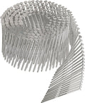 Simpson Swan Secure T13A250SNJ 2-1/2-Inch by 0.090-Inch Type 316 Stainless Steel Ring Shank with 15-Degree Wire Coil and 13/64-Inch Head, 1800-Pack