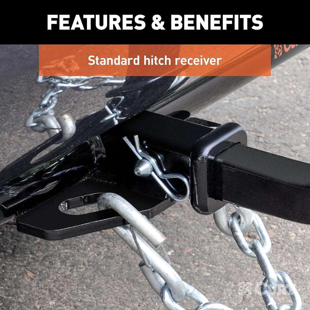 Curt 11402 1-1/4' Receiver Class I Hitch pin & Clip Ball Mount not Included