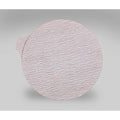 3M Cubitron II Microfinishing PSA Film Type D Disc 366L, Aluminum Oxide, 5' Diameter, 60 Micron Grade, Red (Pack of 500)