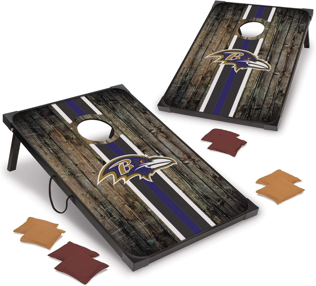 Wild Sports NFL 2' x 3' MDF Deluxe Cornhole Set - with Corners and Aprons