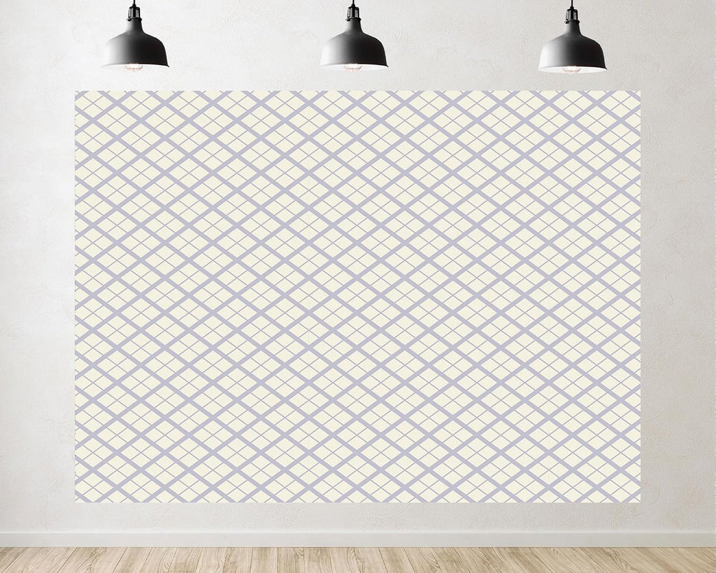 Trykid 20x10ft Lilac Plaid Backdrop Minimalist Gingham Check Soft Tone Photography Background Craft Shoot Tapestry Party Decoration Photo Studio Prop Fabric