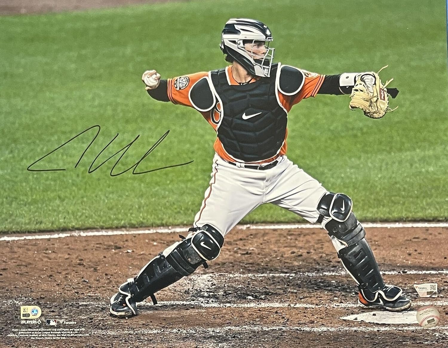 Adley Rutschman Autographed Baltimore Orioles 16x20 Photo FAN 42768 - Autographed MLB Photos
