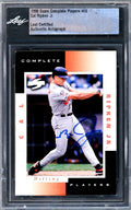 Cal Ripken Jr. Autographed 1998 Score Complete Players Card #4B Baltimore Orioles Leaf SKU #243525 - MLB Autographed Baseball Cards