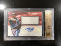 2013 Bowman Inception Jumbo Relic Auto Manny Machado BGS 9.5 LOW POP ORIOLES - Baseball Slabbed Autographed Cards