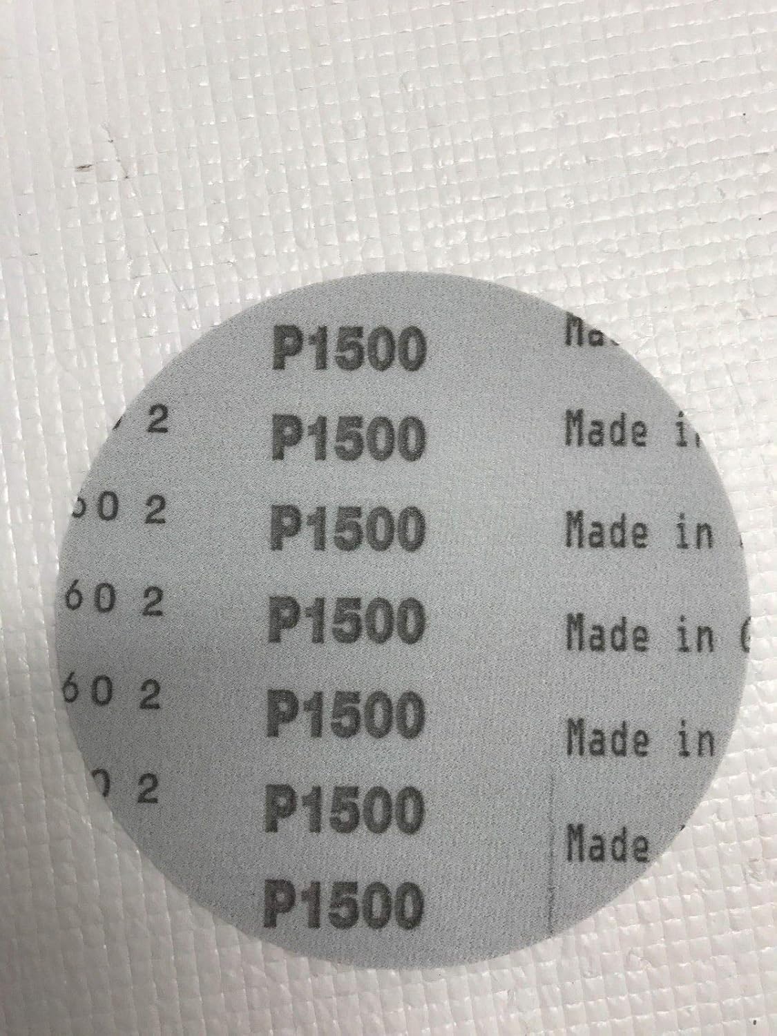 5 Star Sanding DISC, 6' Combo - 1500, 2000, 2500, and 3000 GRIT - Hook and Loop Disc (50 Pieces Per Box) Auto Body