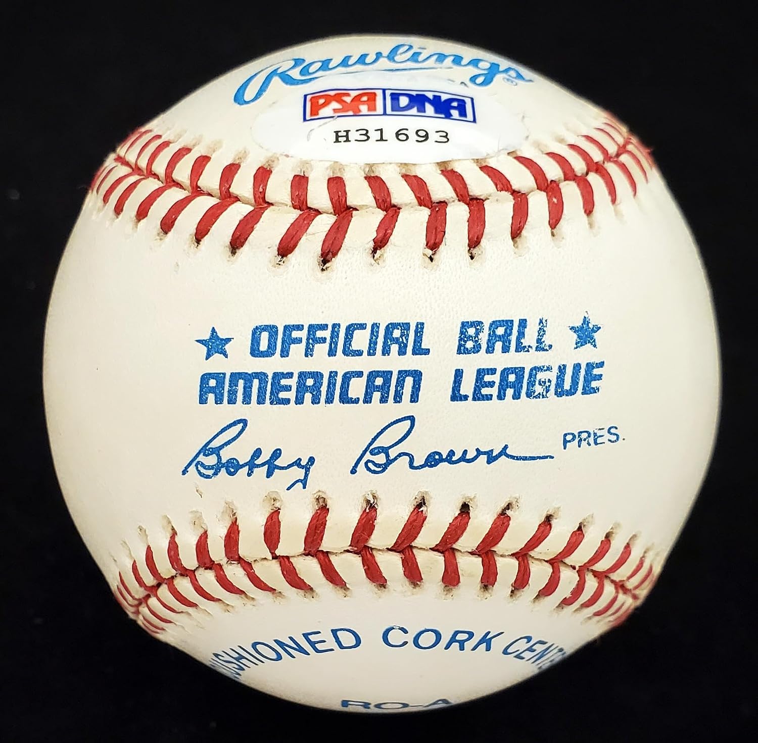 Joe Hauser Autographed Official AL Baseball Baltimore Orioles 'Unser Choe' PSA/DNA #H31693 - Autographed Baseballs