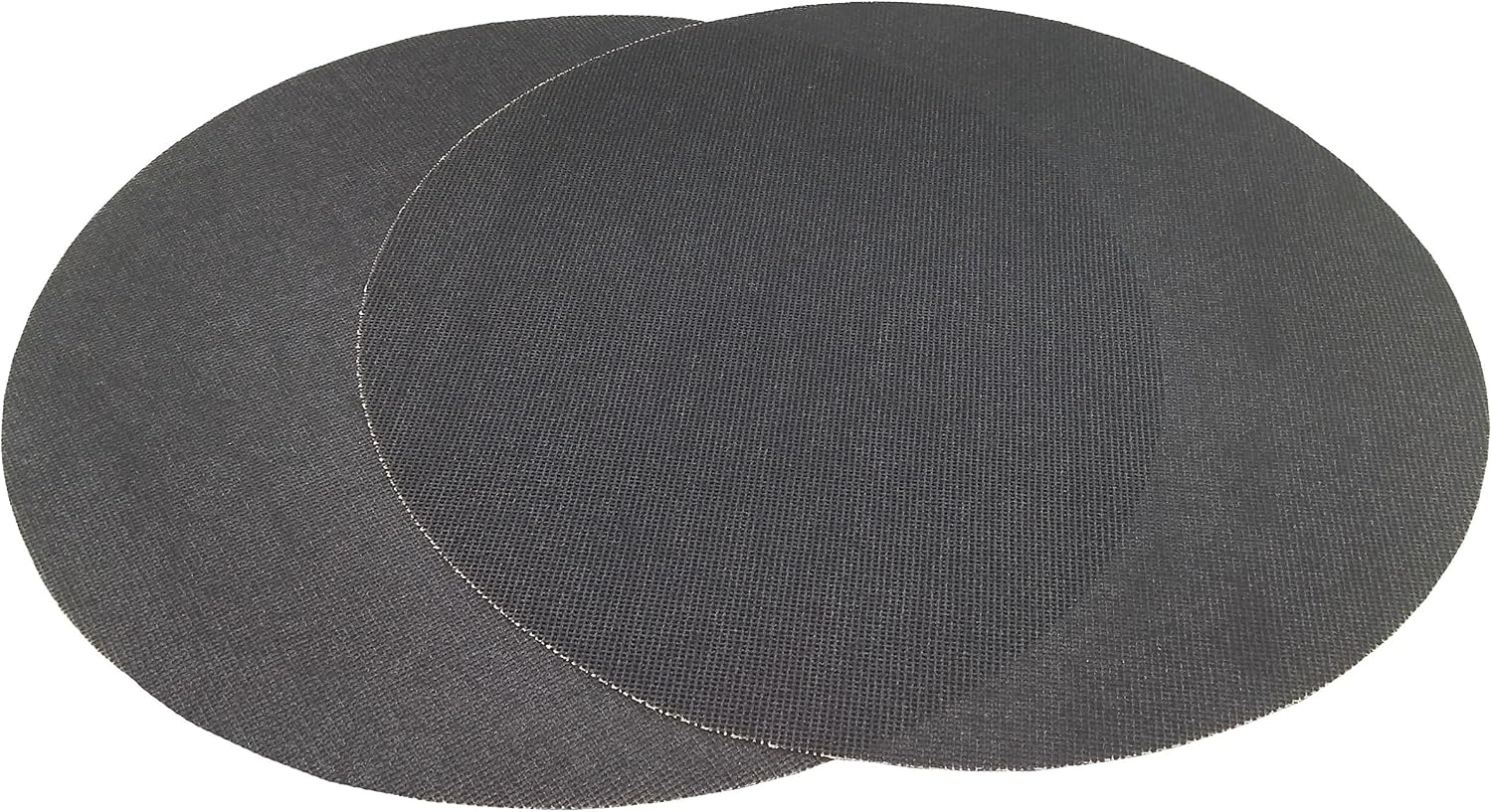 Starcke 16 inch Sanding Discs Double Sided Round Sand Paper Discs, Black Silicone Carbide Floor Sanding Disc 20 Pack, 150 Grit Screen Orbital Sander Pads for Wood, Glass, Metal, Concrete Flooring