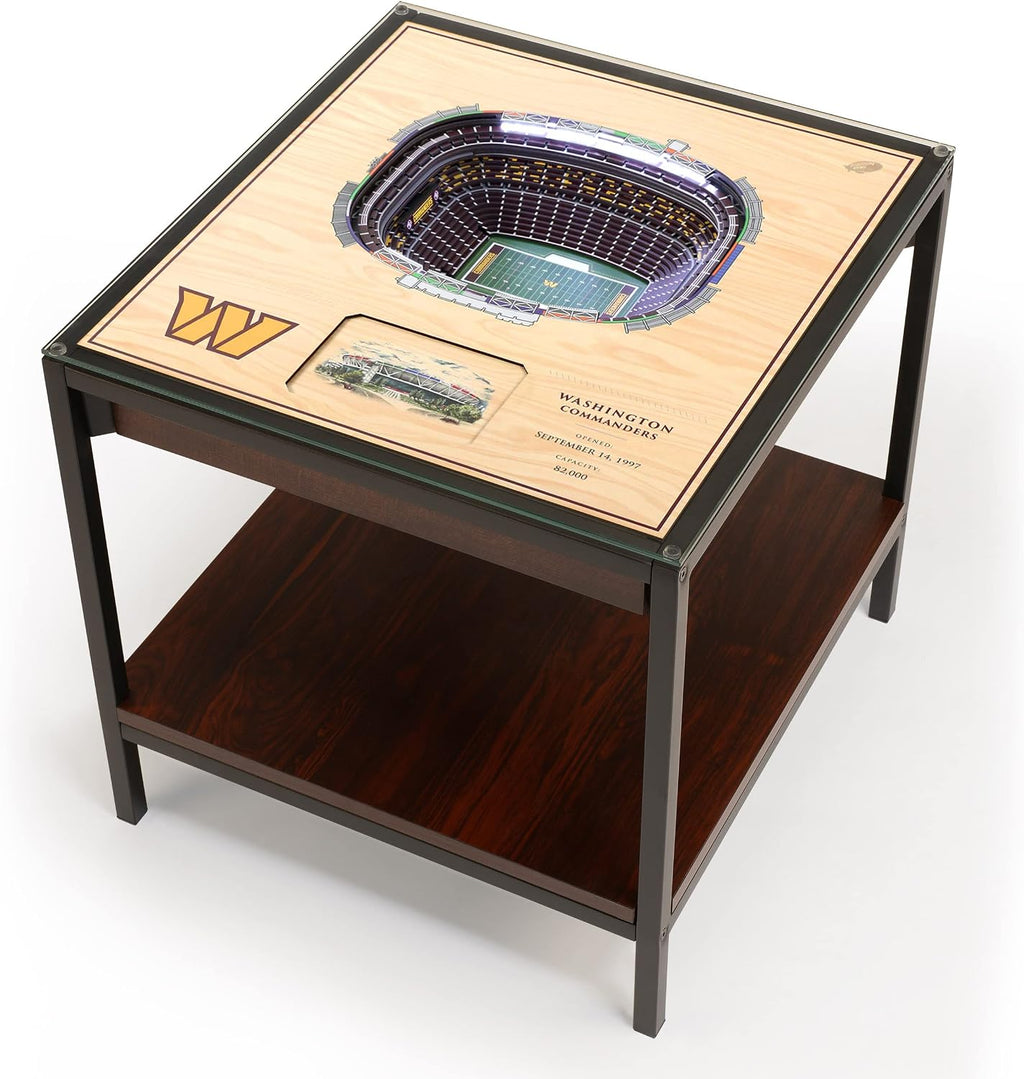 YouTheFan NFL 25-Layer StadiumViews Lighted End Table