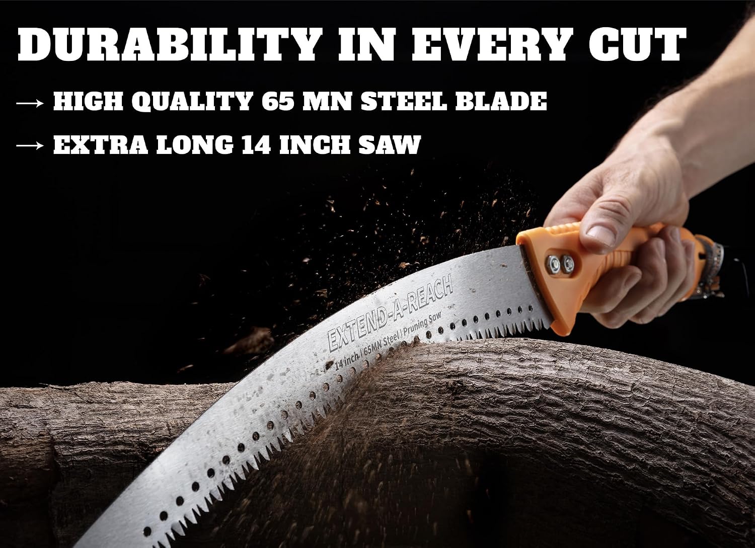 5-30 ft Pole Saw for Tree Trimming // Manual Telescopic Long Pole Tree Trimmer // Tree Trimming Saw with Extension Pole // The Ultimate Telescoping Palm Tree Pruner Long Pole Saw