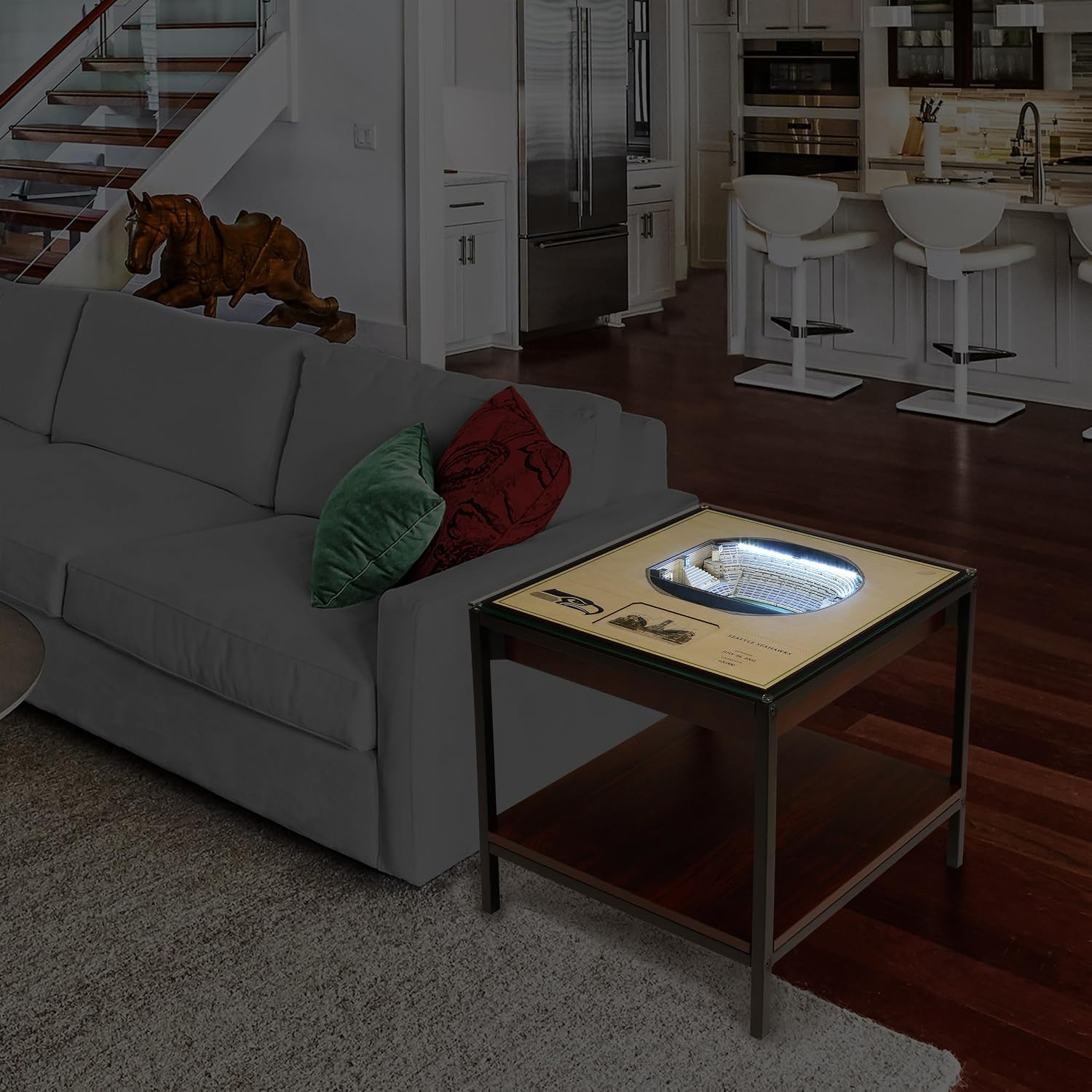 YouTheFan NFL 25-Layer StadiumViews Lighted End Table