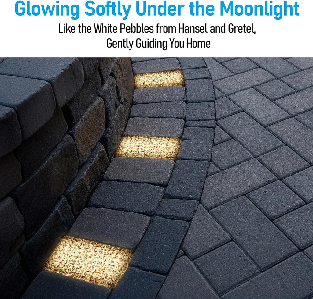 LEONLITE 4-Pack Low Voltage LED Landscape Spotlight, Aluminum, ETL Listed, IP65 Waterproof, 3000K Warm White Bundle 4-Pack 5CCT LED Paver Light 4x8 Inch for Paver, 12-24V Low Voltage, Waterproof IP67