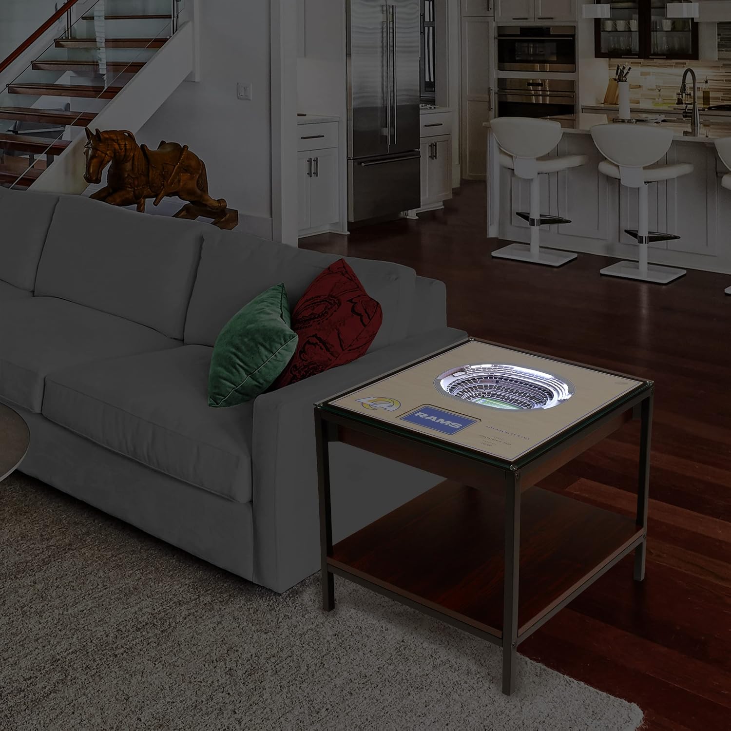YouTheFan NFL 25-Layer StadiumViews Lighted End Table