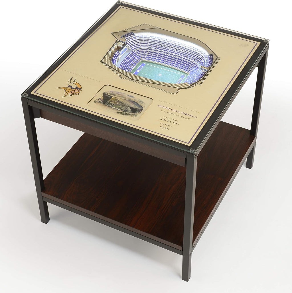 YouTheFan NFL 25-Layer StadiumViews Lighted End Table