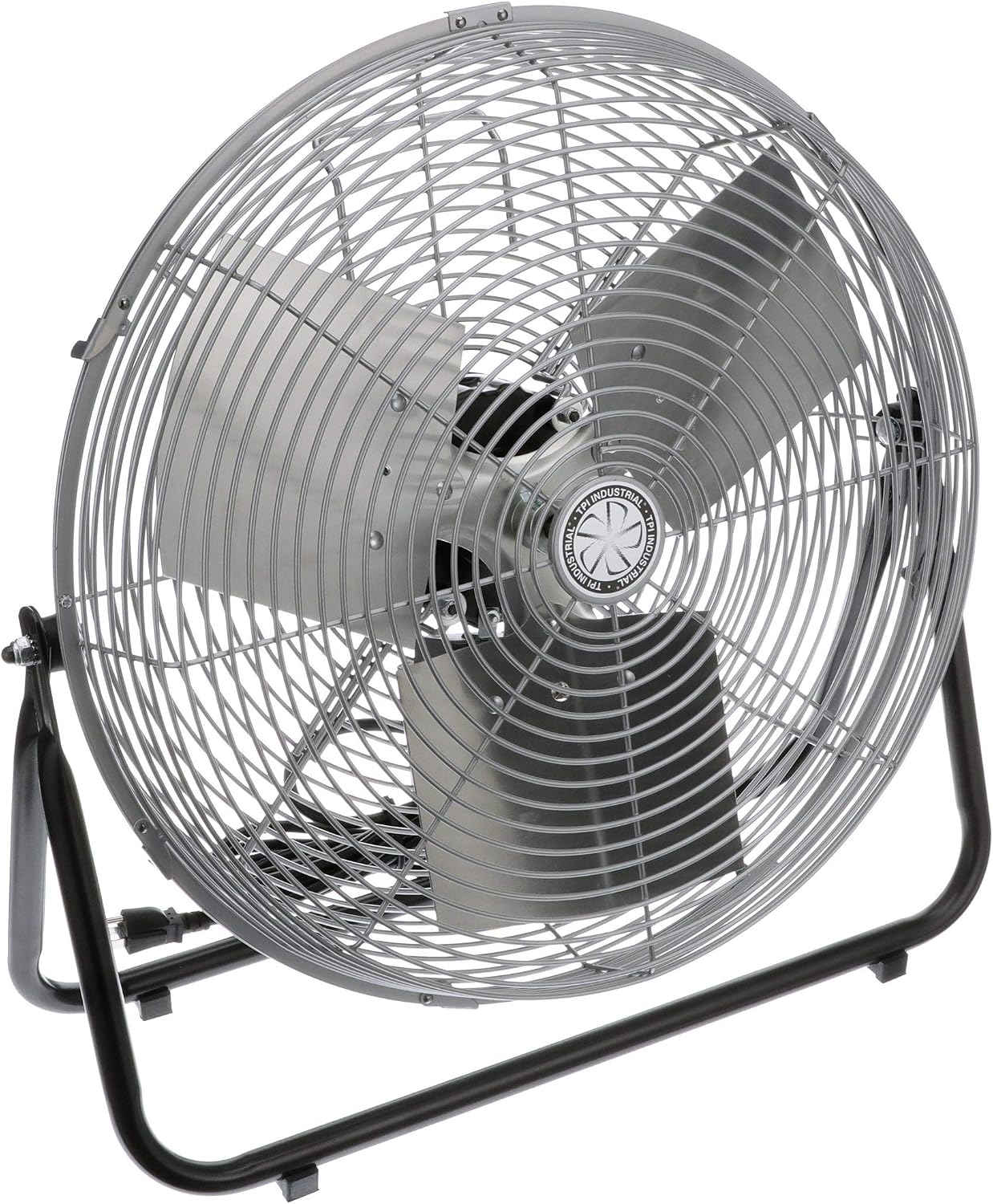 TPI Corporation F18-TE 18' Heavy Duty Floor Fan — 3 Speed Industrial Workstation Shop Fan — Commercial Grade Air Circulation Fan — 120v Single Phase