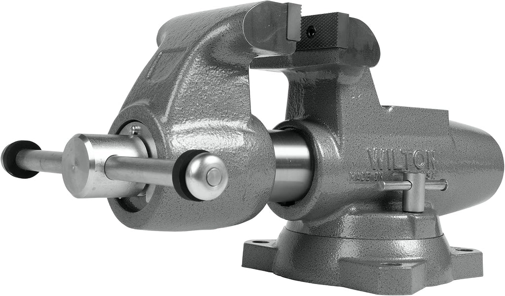 Wilton Machinist Bench Vise, 5' Jaw Width, 8' Jaw Opening, 4-1/4' Throat (Model 500S)