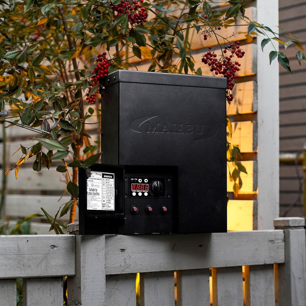 Malibu 900W Low Voltage Transformer with Sensor Photo Cell and Weather Shield for Low Voltage Landscape Lighting Spotlight Pathway Lights Outdoor Garden Landscape Transformer