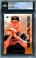 Cal Ripken Jr. Autographed 1995 Skybox Emotion Card #8 Baltimore Orioles Leaf SKU #243517 - MLB Autographed Baseball Cards