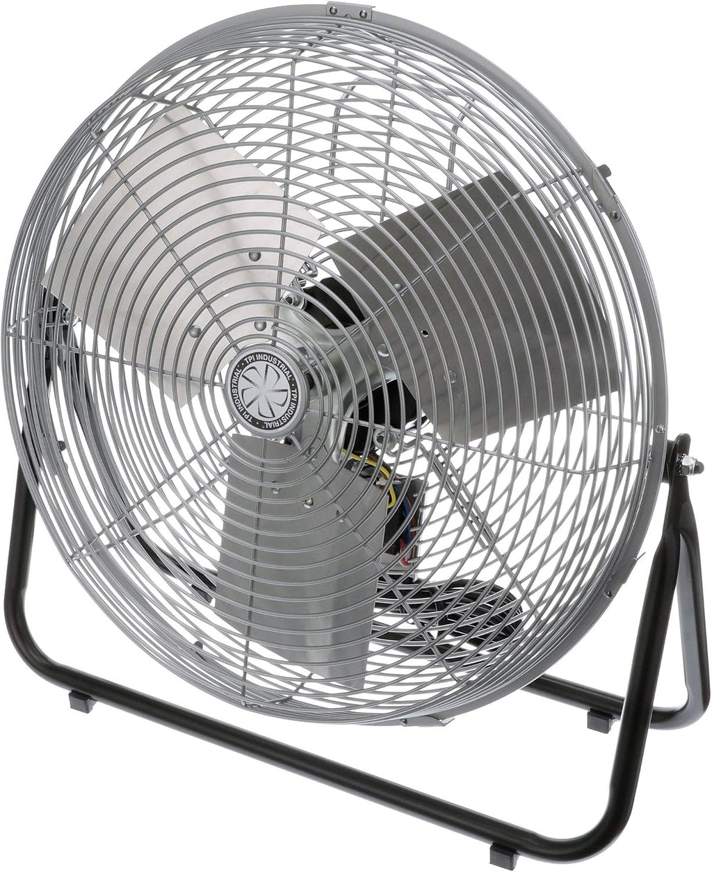 TPI Corporation F18-TE 18' Heavy Duty Floor Fan — 3 Speed Industrial Workstation Shop Fan — Commercial Grade Air Circulation Fan — 120v Single Phase