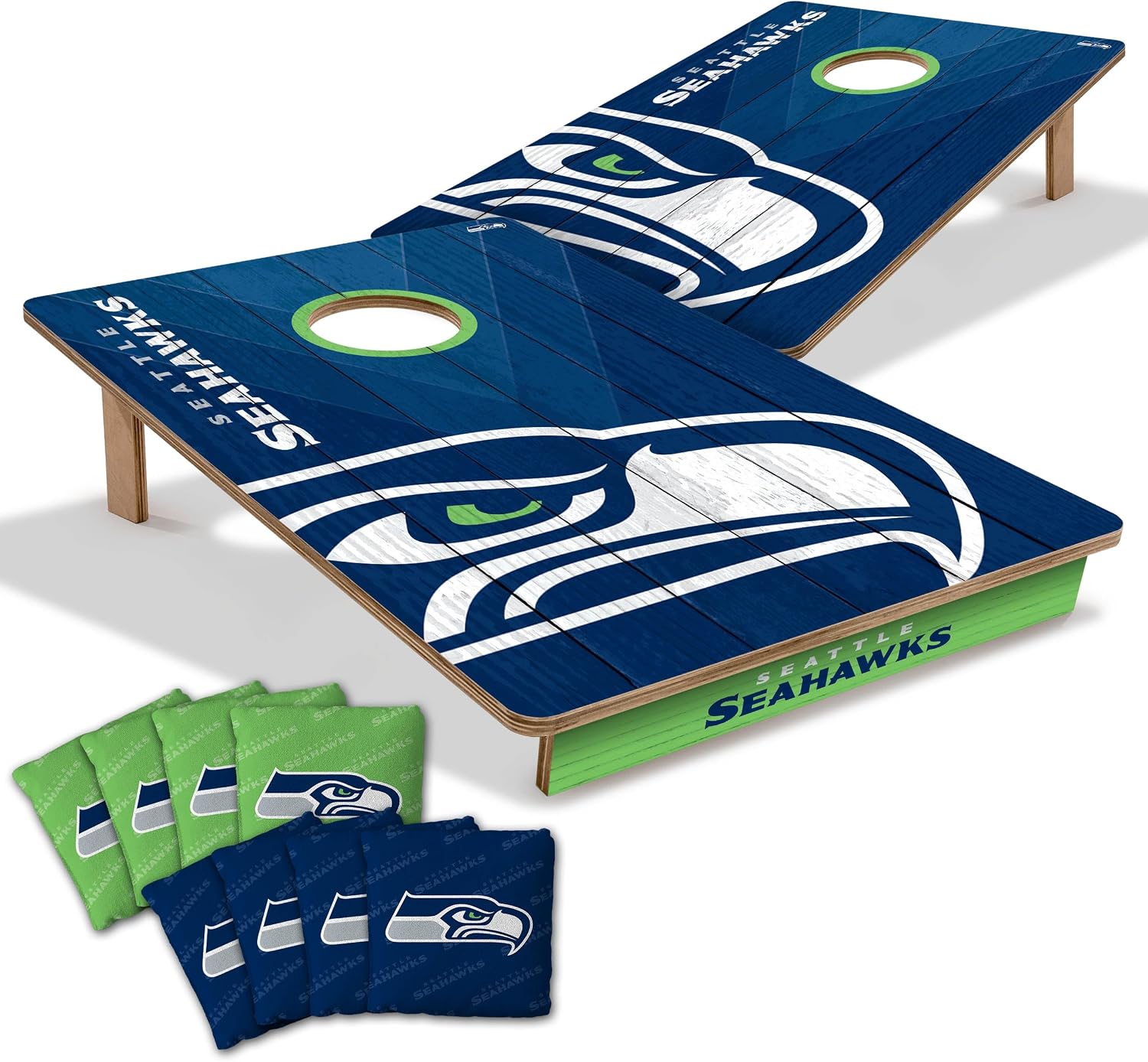 YouTheFan NFL 2' x 3' Wood Cornhole Game with Logo Bags