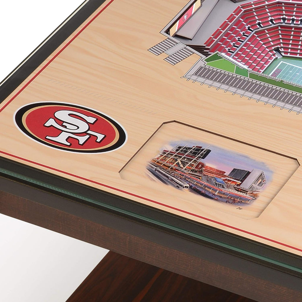 YouTheFan NFL 25-Layer StadiumViews Lighted End Table